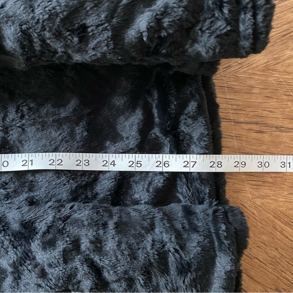 Woolrich Vintage Wool Vest with Faux Fur Lining - Black & Cream Buffalo … - Picture 11 of 13